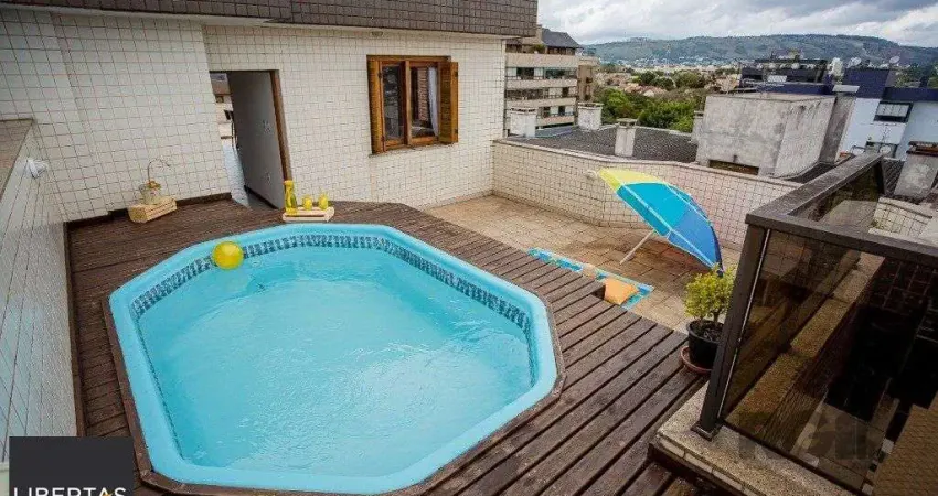 Cobertura no Jardim Planalto, de 3 dormitórios e 2 vagas com 260m²
