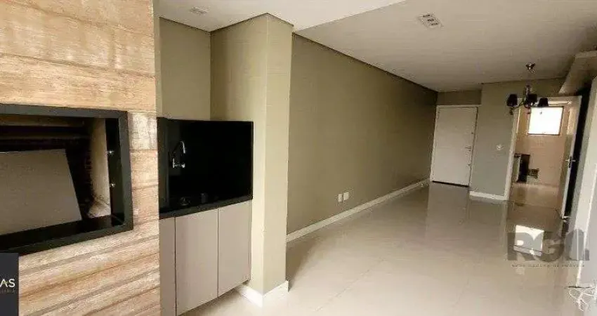 Apartamento a venda 2 dormitórios com churrasqueira, 1 suite, elevador e garagem