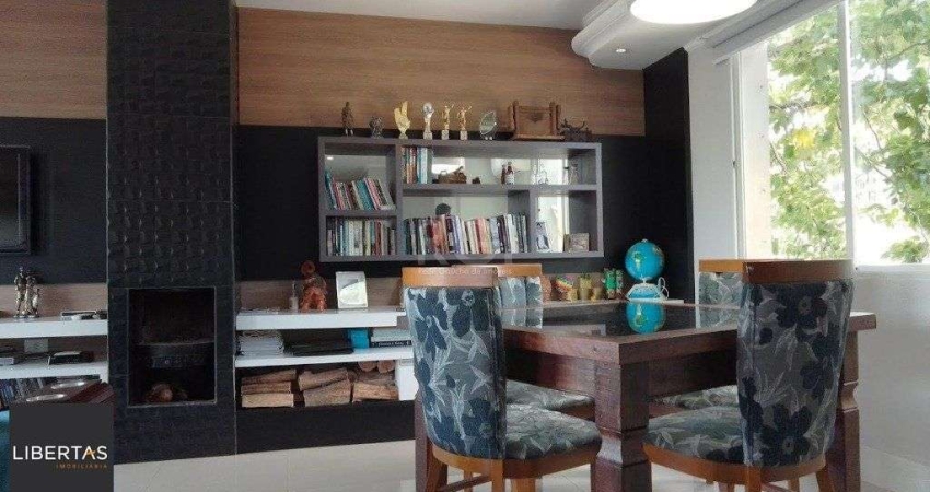 Excelente cobertura de 147m², com 3 quartos e 2 vagas de garagem