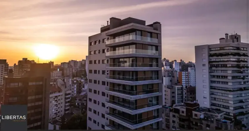 Apartamento de alto padrão construtivo com 209 m² com 3 suítes e 4 vagas, para v