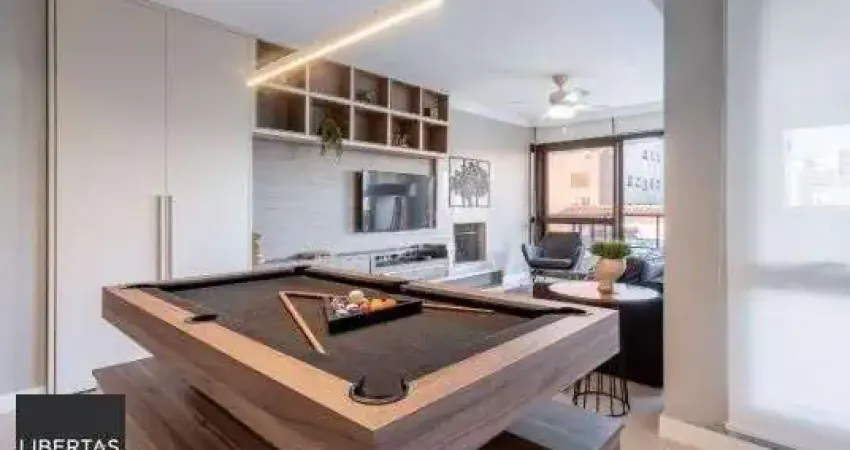 Apartamento garden com 118m², com 2 dormitórios, 2 suítes, lavabo, churrasqueira