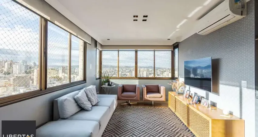 Andar alto, sol e vista definida são ponto forte deste belíssimo apartamento à v