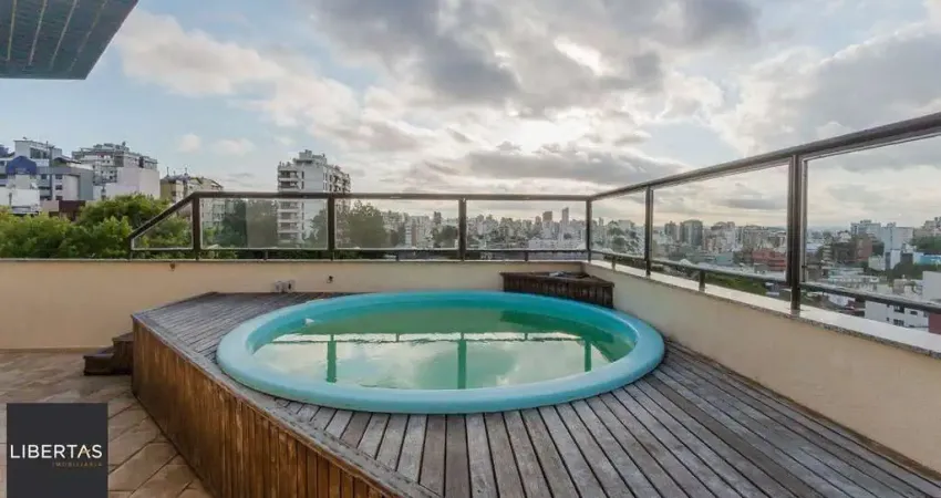 Vende-se cobertura com 3 quartos (1 suíte), piscina privativa, 202m² e 2 vagas -