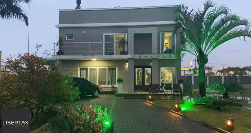 Casa sobrado no condomínio golden river em imbé com 4 dormitórios