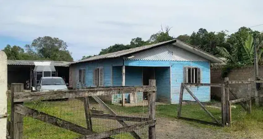 Casa de madeira 3 dormitórios terreno 14x28 metros berto círio nova santa rita