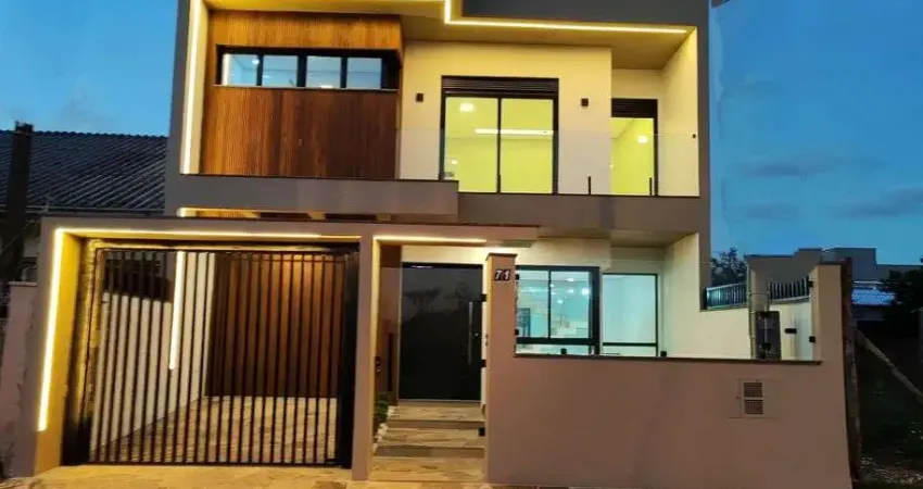 Sobrado á venda 5 quartos, com 215,00 m² , bairro harmonia - canoas