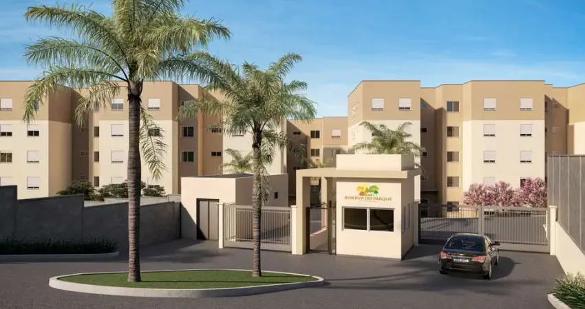 Apartamento á venda , 2 quartos, com 45,00 m², residencial parque - alvorada