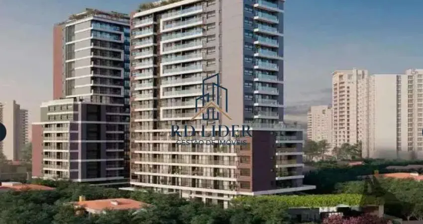 Studio moderno de frente para o jardim botânico ,no bairro cristo rei, no residencial my place jardim botânico by helbor