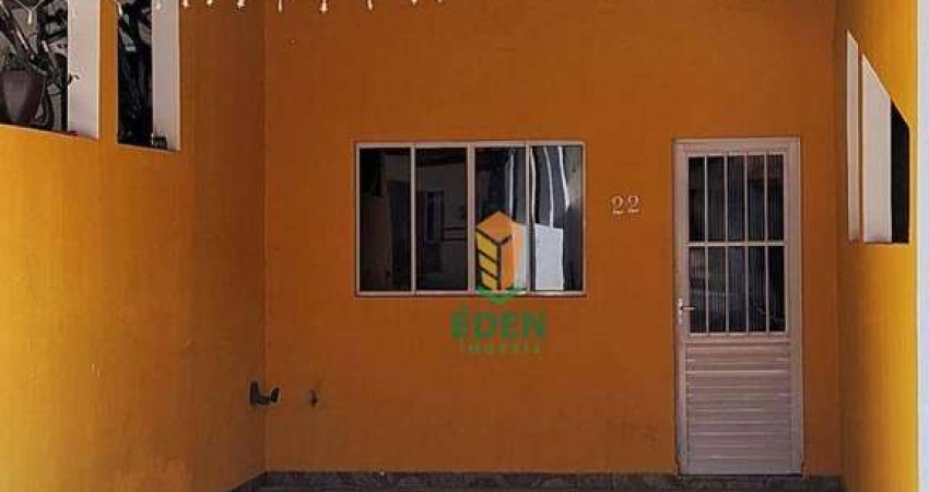 Casa com 2 quartos, 2 banheiros, garagem para 1 carro, à Venda no Condomínio Residencial Jardim dos Sabiás II, Chácara Três Marias, Sorocaba/SP