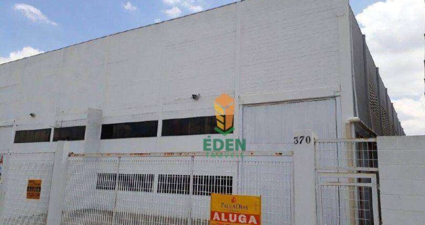 Galpão Industrial com 1000 metros quadrados, pé direito de 10m, para Locação na Rua Sargento Francisco Rodrigues da Rosa, Cajuru do Sul, Sorocaba/SP