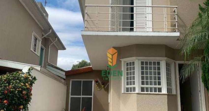 Casa com 3 quartos, sendo 1 suíte, 3 banheiros, 3 vagas de garagem. Para Venda no Condomínio Residencial Isis, Jardim Guadalajara, Sorocaba/SP