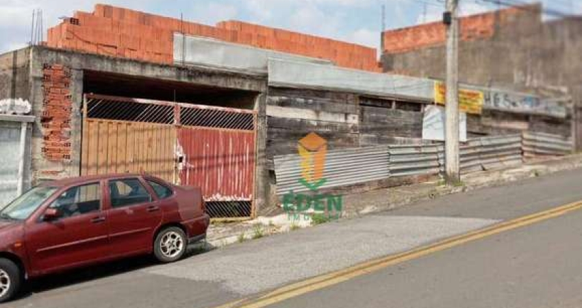 Terreno com 608 metros quadrados, 2 salões, 2 banheiros, à Venda na Rua Francisco Loureiro, Jardim Hungares, Sorocaba/SP