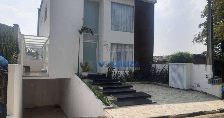 Sobrado com 4 dormitórios, 380 m² - venda por R$ 2.200.000,00 ou aluguel por R$ 16.100,00/mês - Arujázinho IV - Arujá/SP
