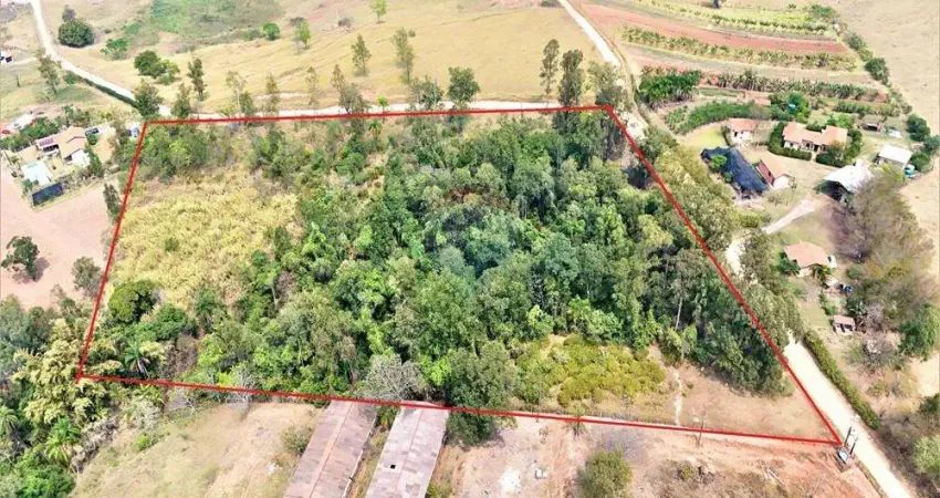 TERRENO - VENDA - ÁREA 24.200 m²  - R$380.000,00 - BAIRRO MORANQUIM / FAZENDA FORTALEZA - PEDREIRA/SP - Area Rural Ideal Investimento