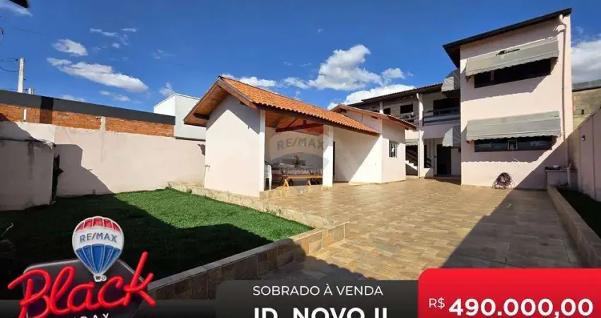Casa/sobrado à venda em mogi guaçu/sp - jardim novo ii – 3 quartos (1 suíte)
