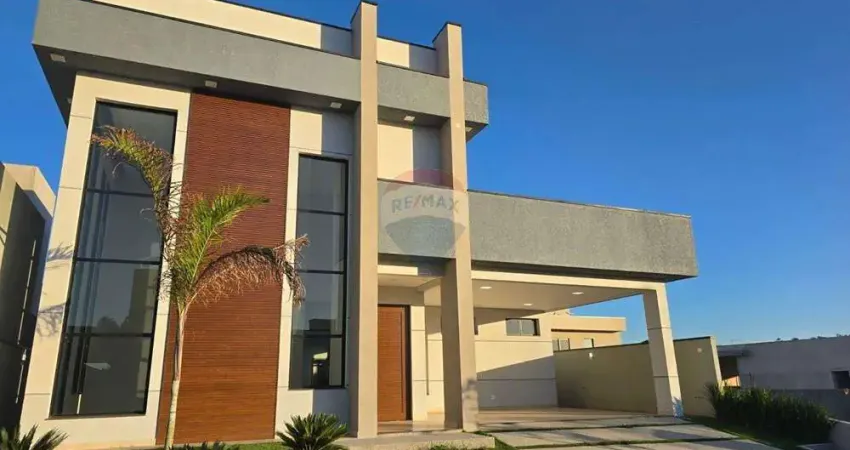 Casa nova com 4 suítes no tamboré jaguariúna - modernidade, segurança e lazer completo