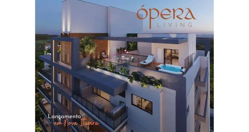 Lançamentos de apartamentos residenciais ópera living, nova itapira, itapira-sp