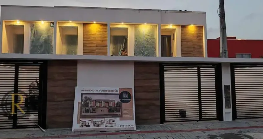 Sobrado com 3 dormitórios e 2 vagas recém-construído