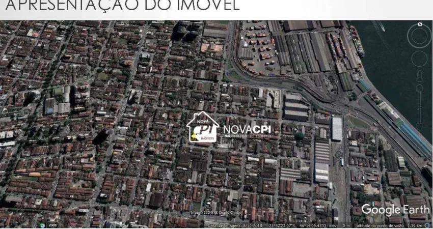 Terreno à venda, 450 m² por R$ 1.800.000,00 - Macuco - Santos/SP
