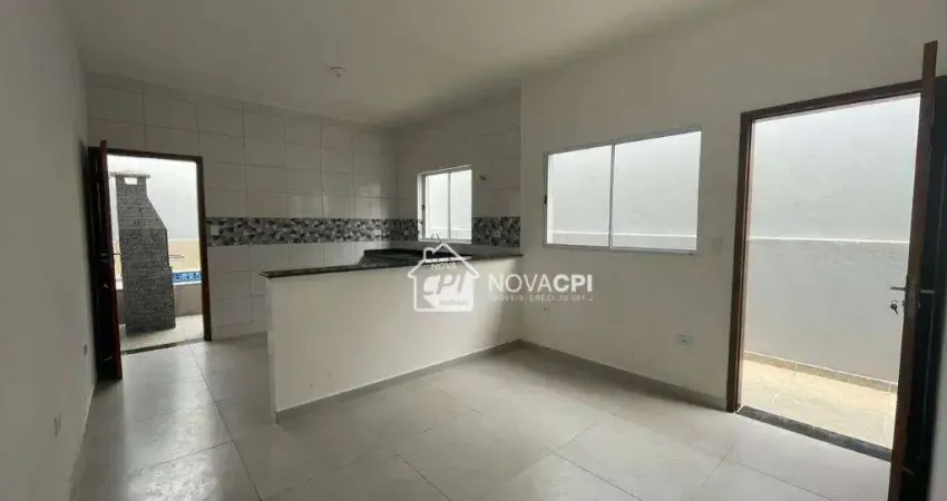 Casa com 2 dormitórios à venda, 80 m² por R$ 380.000,00 - Balneário Jussara - Mongaguá/SP