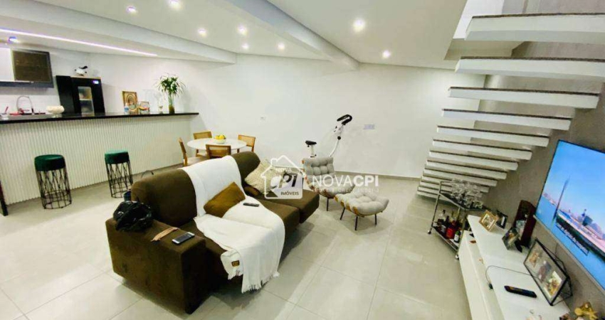 Sobrado à venda, 84 m² por R$ 405.000,00 - Vilamar - Praia Grande/SP