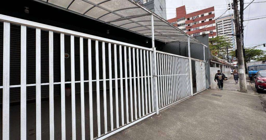 Ponto comercial com 5 salas para alugar na Avenida Senador Feijó, Encruzilhada, Santos
