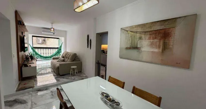 Apartamento à venda ou para locação - 129 m² - Campo Grande, Santos/SP