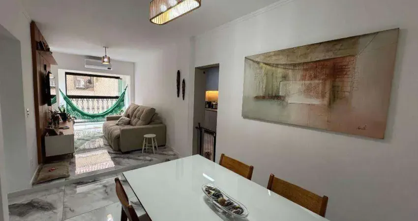 Apartamento à venda ou para locação - 129 m² - Campo Grande, Santos/SP