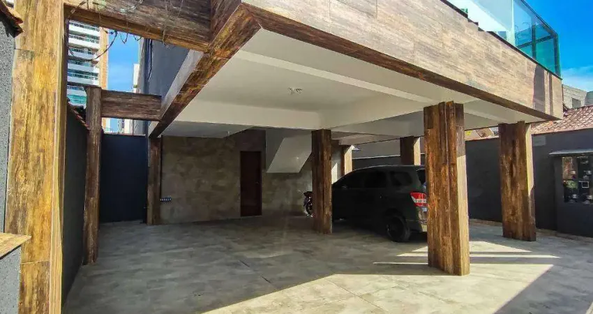 Sobrado de Fundos com 2 Quartos na Aviação em Praia Grande/SP