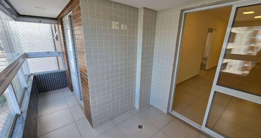 Apartamento planejado com 3 Quartos para alugar na Vila Guilhermina em Praia Grande/SP