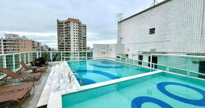 Apartamento 2 Dormitórios com Suíte e Sacada Gourmet – Lazer na Cobertura a 800m da Praia!