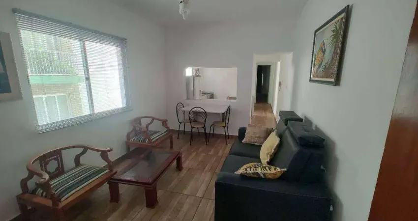 Apartamento mobiliado com 1 Quarto para alugar no Canto do Forte em Praia Grande/SP