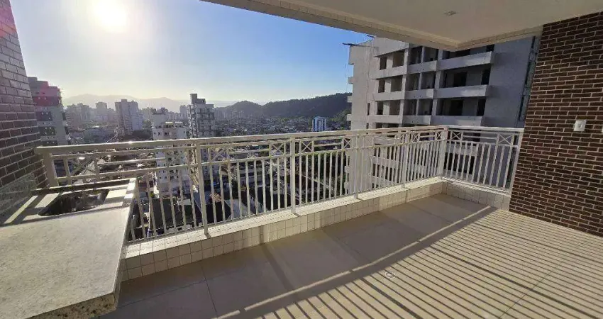 Apartamento alto padrão com 2 quartos no canto do forte em praia grande/sp