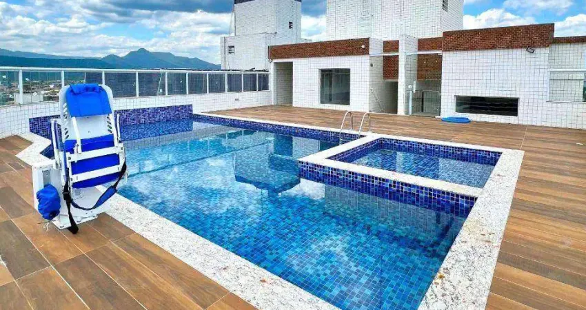 Apartamento para locação em praia grande 2 quartos lazer completo