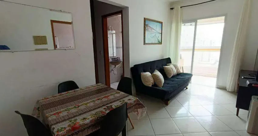 Apartamento 1 quarto mobiliado a 110m da praia com lazer completo – praia grande