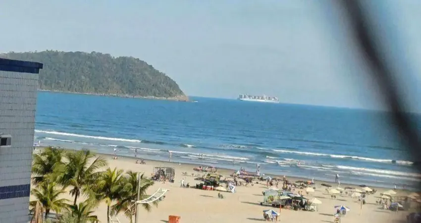 Kitnet mobiliada à venda na vila guilhermina – vista para o mar em praia grande