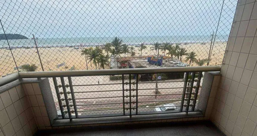 Apartamento frente mar 4 quartos lazer completo na guilhermina - praia grande