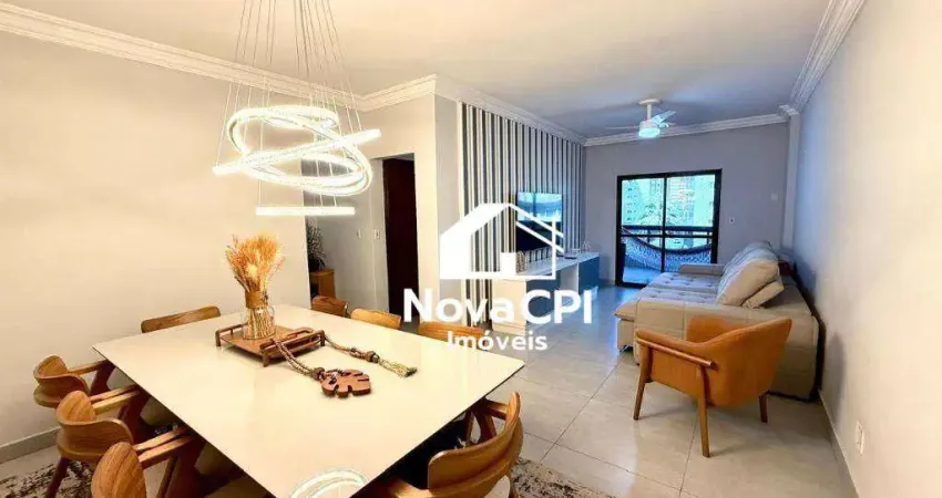 Apartamento mobiliado na guilhermina 3 quartos 200 metros da praia!