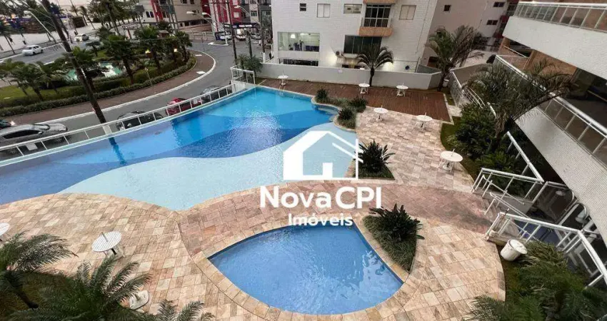 Apartamento frente mar na guilhermina com lazer completo e 2 vagas!