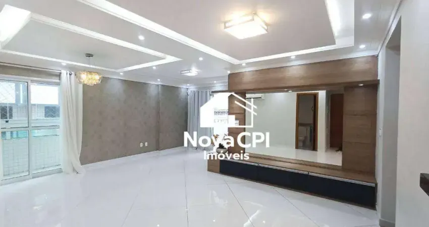 Apartamento mobiliado com sacada gourmet na guilhermina – 3 quartos lazer completo e a 300m da praia