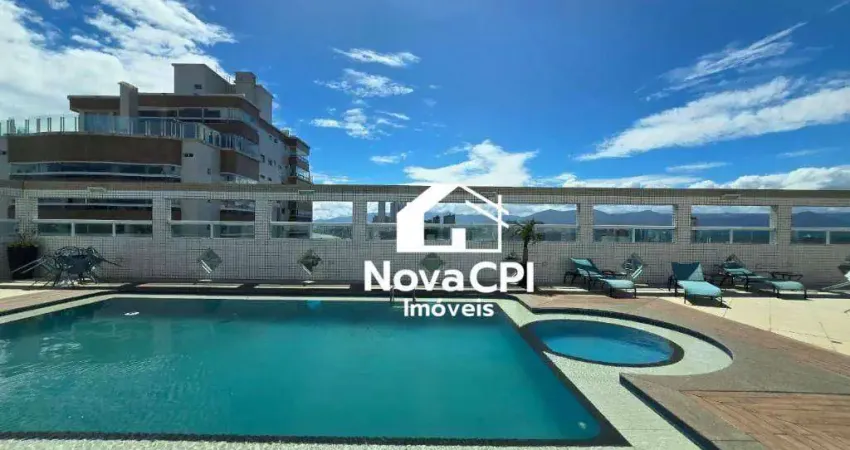 Apartamento alto padrão para aluguel no canto do forte – 2 quartos, 1 suíte e sacada gourmet a 100m da praia