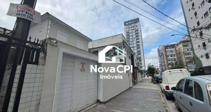 Sobrado no gonzaguinha em são vicente – 3 dormitórios com suíte, piscina e escritório | 215m² de terreno