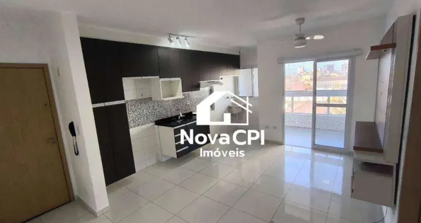 Apartamento 1 dormitório no caiçara – lazer completo e frente mar