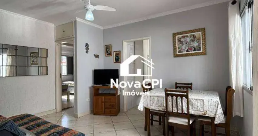 Apartamento mobiliado na guilhermina – 1 quarto, 190 m da praia e sala ampla