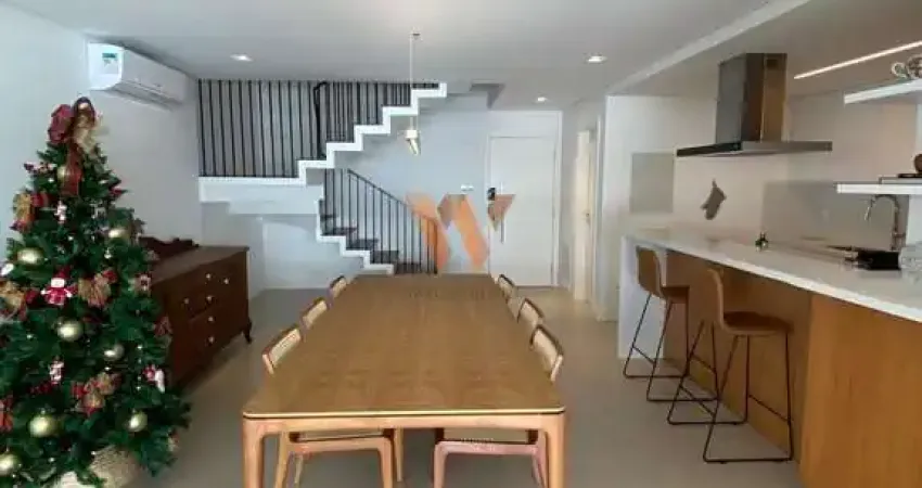 COBERTURA DUPLEX com 272m²  MOBILIADA com VISTA MAR à VENDA em Jurerê!!