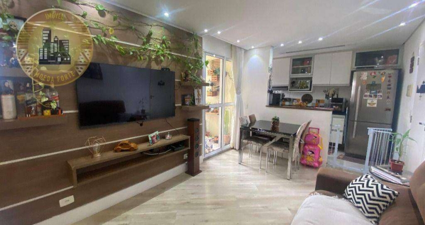 Apartamento com 2 dormitórios à venda, 48 m² por R$ 425.000,00 - Planalto - São Bernardo do Campo/SP