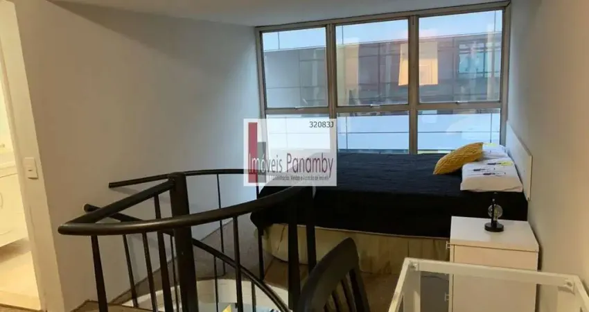 Apartamento duplex para locação em são paulo, vila clementino, 1 dormitório, 1 banheiro, 1 vaga