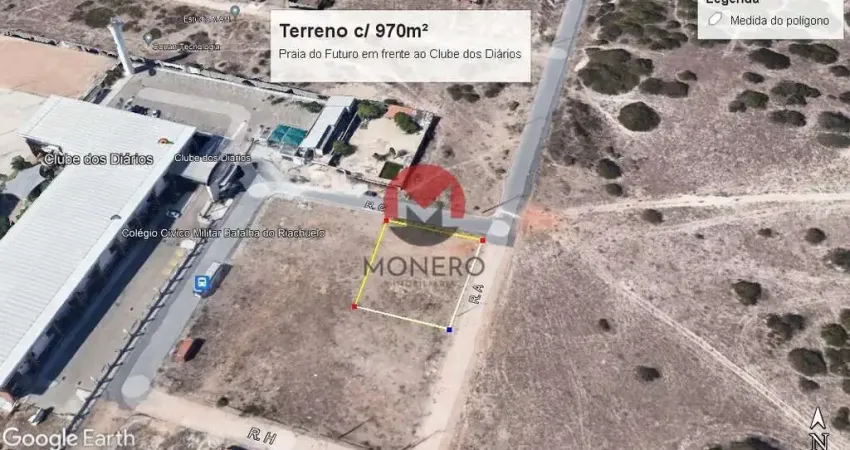 Terreno próximo à AV. DR ALDY MENTOR com quase 1000m² | Dunas, Fortaleza-CE
