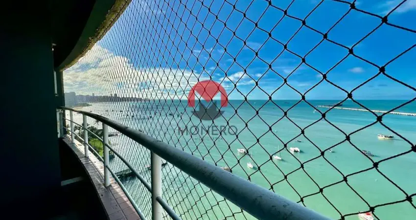 Incrível FLAT na AV. BEIRA MAR com 54m² e VISTA MAR ETERNA à VENDA | Meireles, Fortaleza-CE