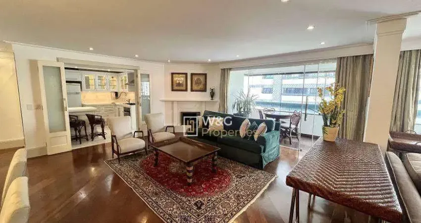 Apartamento para alugar, 147 m² por R$ 16.096,00/mês - Moema - São Paulo/SP